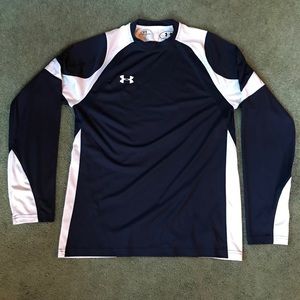 Boys Blue & White Under Armour Shirt size Small